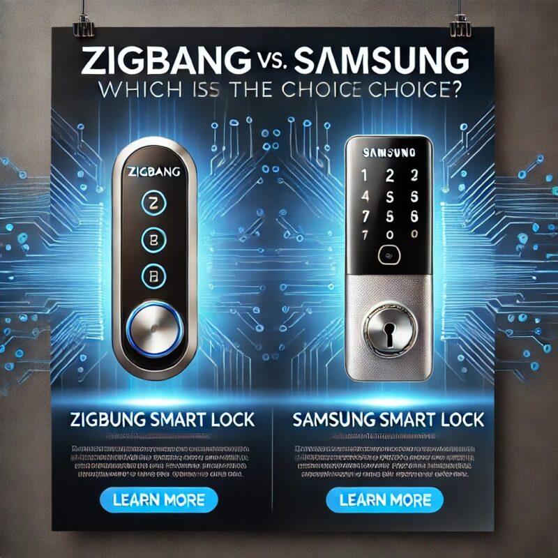 So Sánh Khóa Điện Tử Zigbang Và Samsung